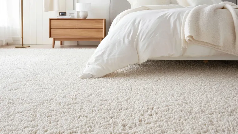 Clean wall-to-wall carpet in a bright home near Chattanooga